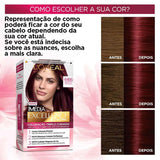 Tintura L'Oréal Imédia Excellence Creme Nº 4466 Vermelho Profundo