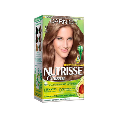 Tintura Permanente Nutrisse Creme 61 Café Gelado