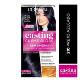 Tonalizante L'Oréal Casting Creme Gloss N° 210 Preto Azulado
