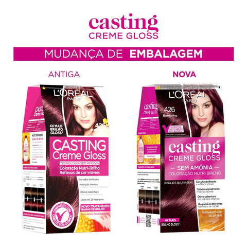 Tonalizante L'Oréal Casting Creme Gloss Nº 426 Borgonha