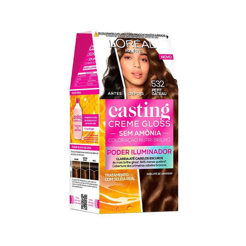 Tonalizante L'Oréal Casting Creme Gloss Nº 532 Petit Gateau