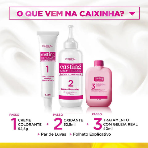Tonalizante L'Oréal Casting Creme Gloss Nº 532 Petit Gateau