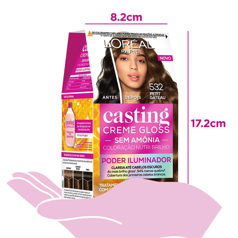 Tonalizante L'Oréal Casting Creme Gloss Nº 532 Petit Gateau