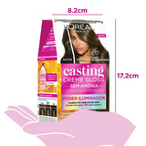 Tonalizante L'Oréal Casting Creme Gloss Nº 617 Jade Acinzentado