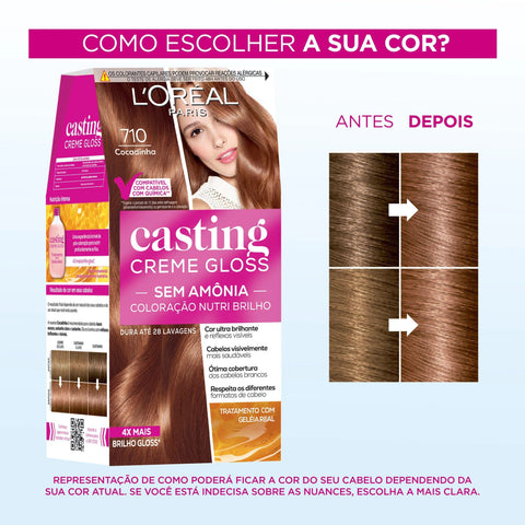 Tonalizante L'Oréal Casting Creme Gloss Nº 710 Cocadinha