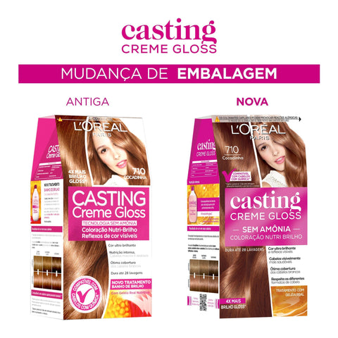 Tonalizante L'Oréal Casting Creme Gloss Nº 710 Cocadinha