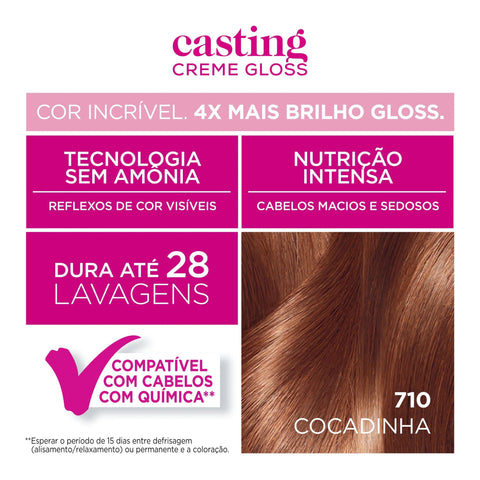 Tonalizante L'Oréal Casting Creme Gloss Nº 710 Cocadinha