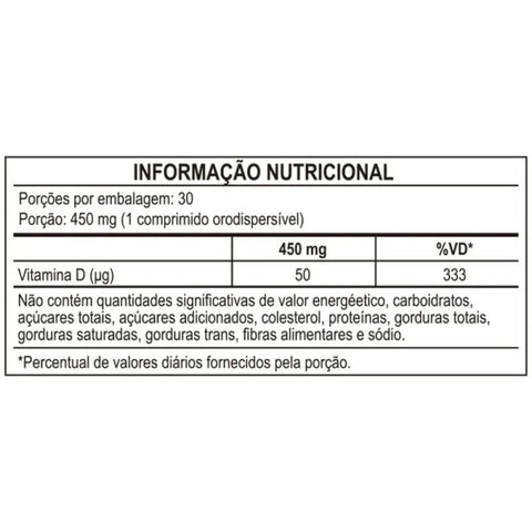 Vitamina D D-Valle 2.000UI - 30 Unidades - Comprimido