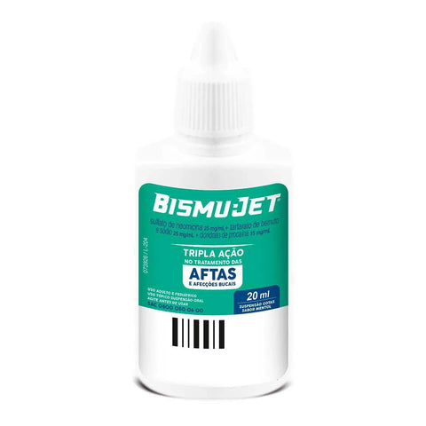 Bismu-Jet  25mg/mL + 25mg/mL + 15mg/mL - 20 mL - Suspensão