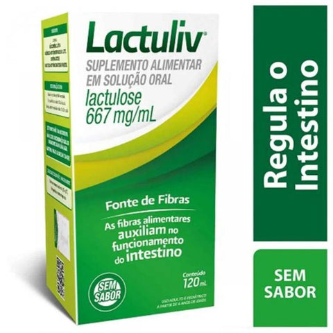 Suplemento Alimentar Lactuliv Sem Sabor Com 120 Ml