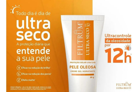 Protetor Solar Filtrum Ultra Seco Oleosa - FPS 30 - 60 g
