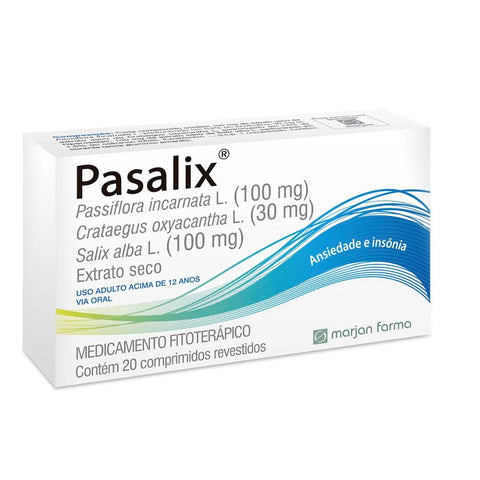 Pasalix 100mg + 30mg + 100mg - 20 Unidades - Comprimido (A1)