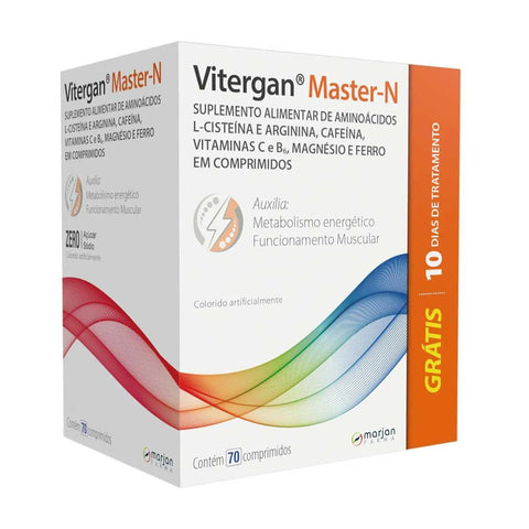 Polivitamínico Vitergan Master N 70 Unidades - Comprimido