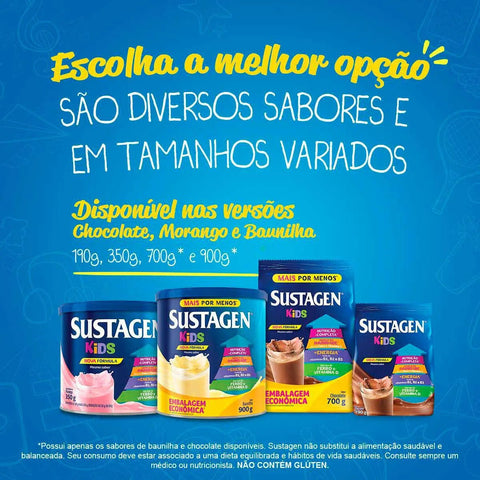 Sustagen Kids  Sabor Baunilha - 380 g