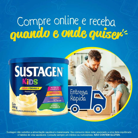 Sustagen Kids  Sabor Baunilha - 380 g