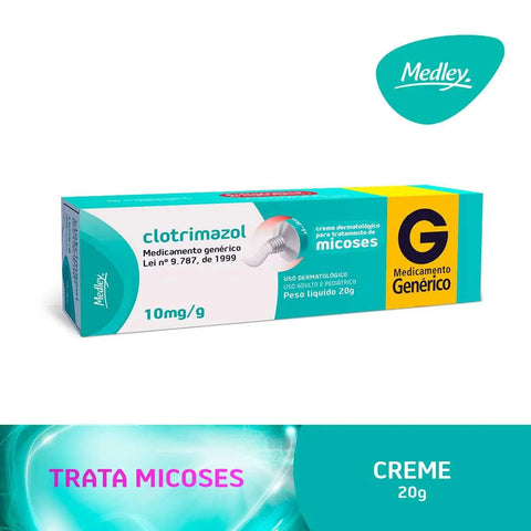 Clotrimazol (Medley) 10mg/g - 20 g - Creme