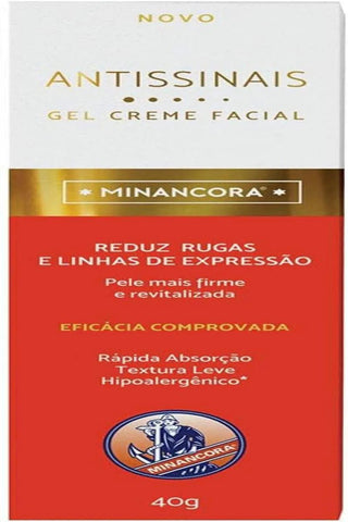Creme Minancora Gel Creme Facial Antissinais 40G