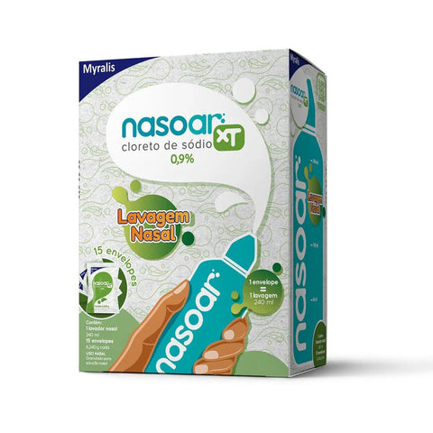 Descongestionante Nasal Nasoar XT 0,9% - 15 Unidades - Sachê