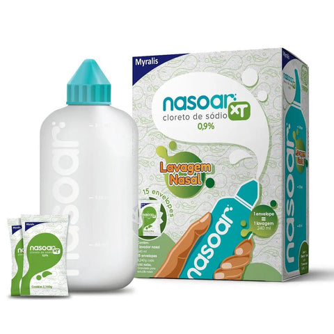 Descongestionante Nasal Nasoar XT 0,9% - 15 Unidades - Sachê