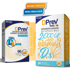 Vitamina D Dprev Todo Dia  2.000UI - 90 Unidades - Cápsula