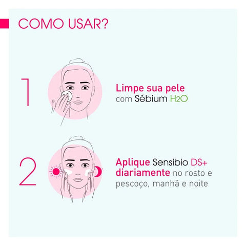 Creme Facial Bioderma Sensibio Ds+ 40Ml