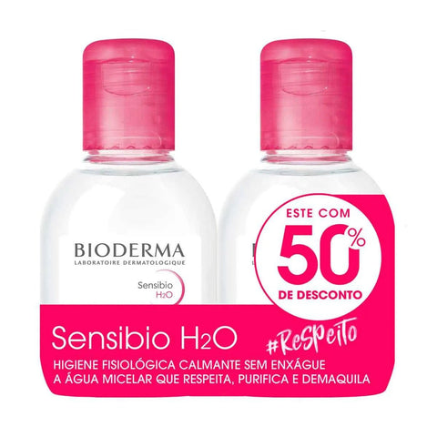 Sensibio H2O Solucao Micelar Rosto e Olhos 50% Desconto Na 2 Unidade 100 Ml Com 2