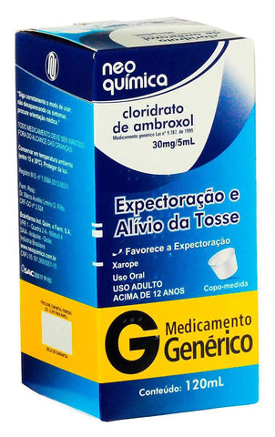 Cloridrato de Ambroxol (Neo Química) 6mg/mL - 120 mL - Xarope