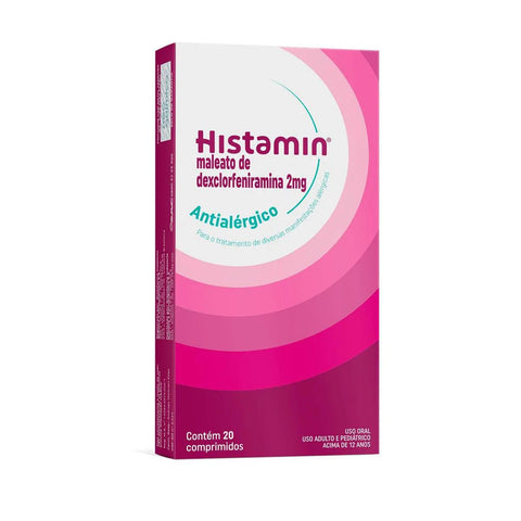 Histamin 2mg - 20 Unidades - Comprimido