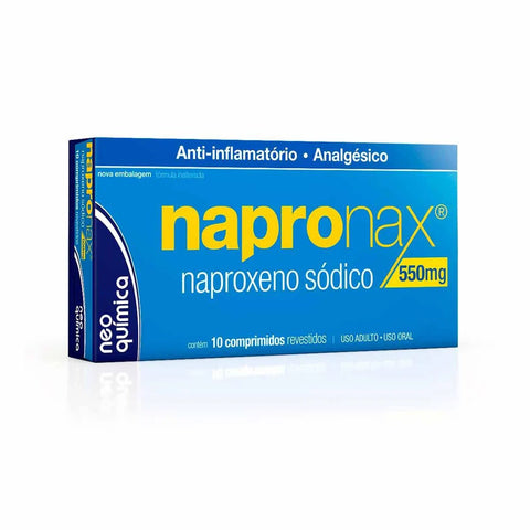 Napronax 550mg - 10 Unidades - Comprimido