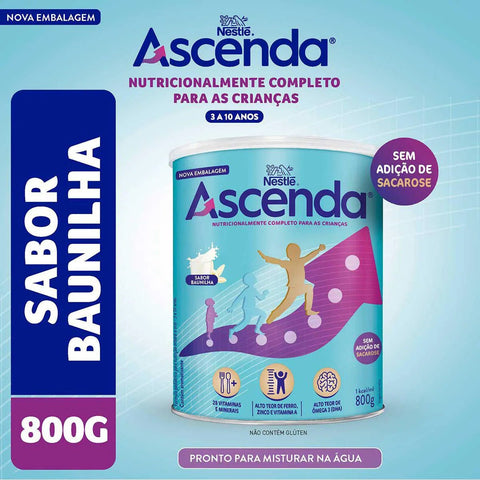 Ascenda Complete Sabor Baunilha - 800 g