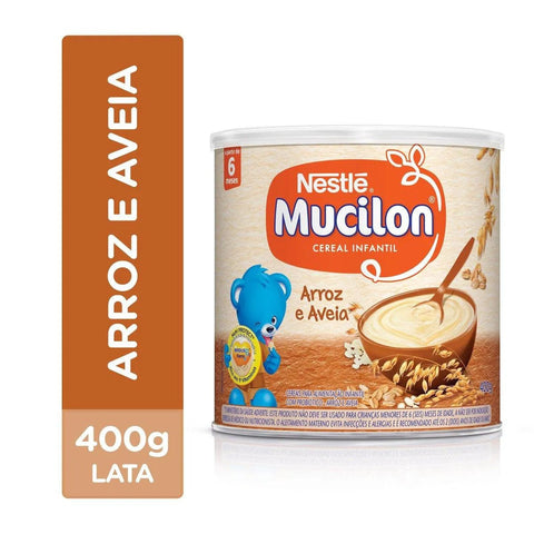 Cereal Infantil Mucilon Arroz e Aveia 400g