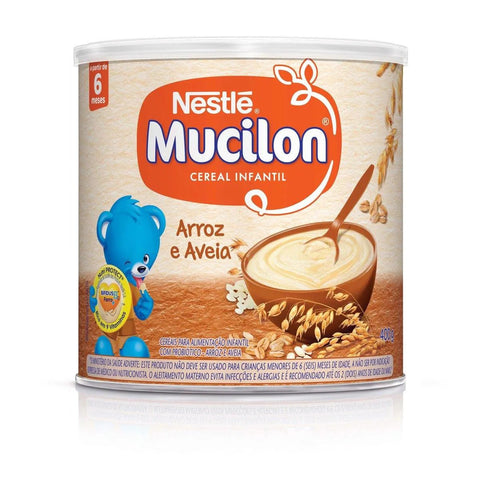 Cereal Infantil Mucilon Arroz e Aveia 400g