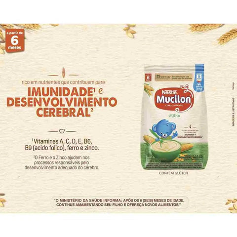 Cereal Infantil Mucilon Milho 180g