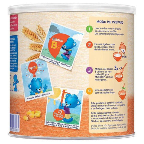 Cereal Infantil Mucilon Multicereais 400g