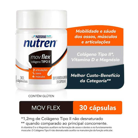 Colágeno Nutren Mov Flex (Nestlé) 30 Unidades - Cápsula