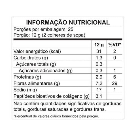 Fibermais Colageno Regulador Intestinal Limão - 300 g - Pó para Solução
