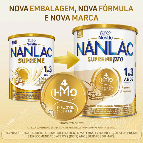 Fórmula Infantil Nanlac Supreme 1 a 3 - 800 g
