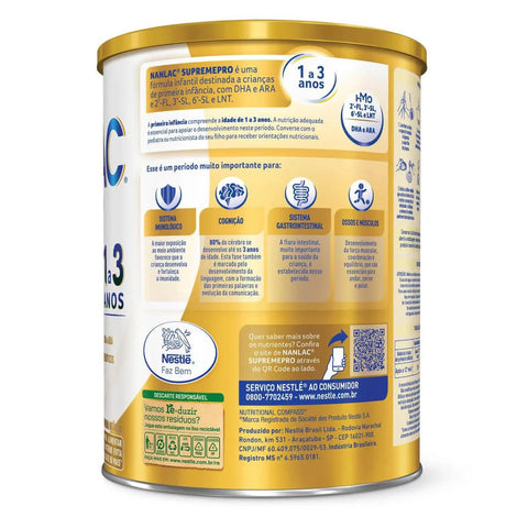 Fórmula Infantil Nanlac Supreme 1 a 3 - 800 g