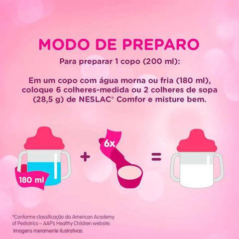 Fórmula Infantil Neslac Comfor Tradicional - 800 g