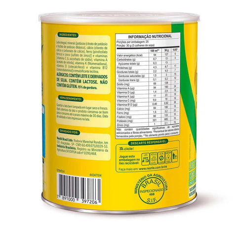 Leite Em Pó Semidesnatado Ninho Idade Escolar 4 A 10 Anos 750g