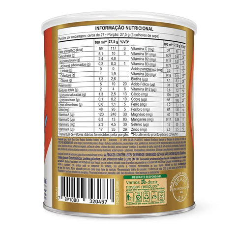 Nutren Senior Zero Lactose Sem Sabor - 740 g