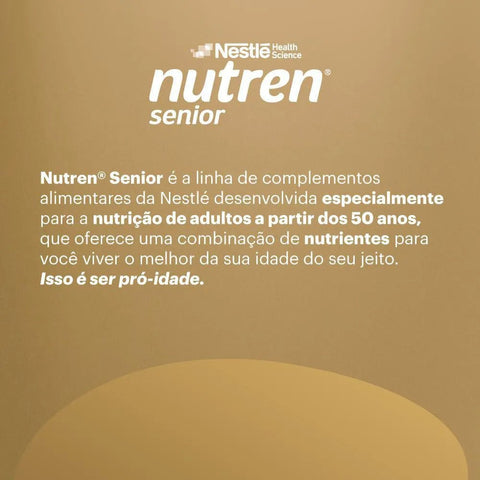 Nutren Senior Zero Lactose Sem Sabor - 740 g