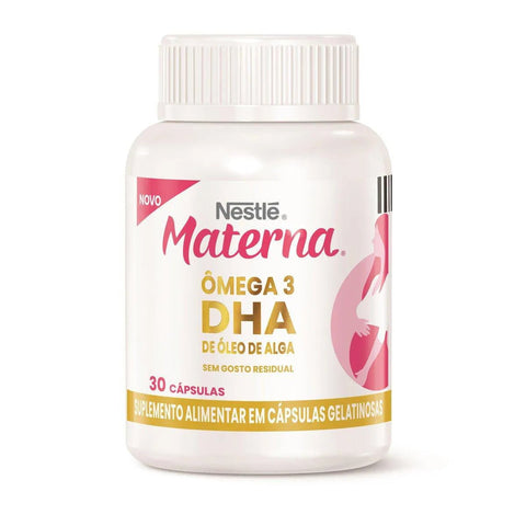 Suplemento Alimentar Nestlé Materna Ômega DHA  30 Unidades - Cápsula
