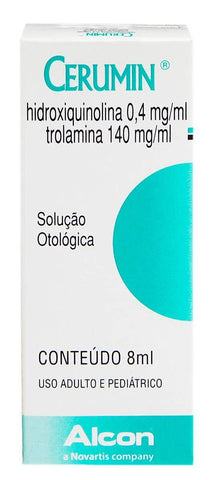 Cerumin  0,4mg/mL + 140mg/mL - 8 mL - Solução