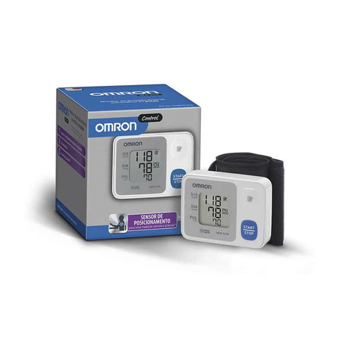 Aparelho de Pressão Omron Automático Pulso Control Hem 6124 Com 1 Unidade