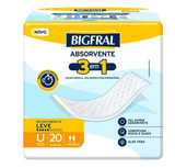 Absorvente Geriátrico Bigfral 3 em 1 - Tamanho Único - 20 unidades