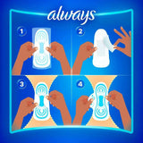 Absorvente Always  Com Abas - Cobertura Seca - 16 Unidades - Tamanho P
