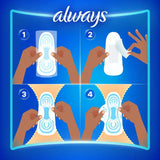 Absorvente Always  Com Abas - Cobertura Suave - 10 Unidades - Tamanho P