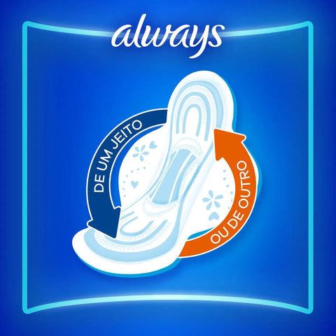 Absorvente Always Com Abas - Cobertura Suave - 16 Unidades - Tamanho P