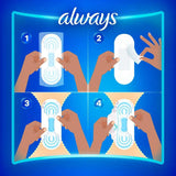 Absorvente Always  Com Abas - Cobertura Suave - 32 Unidades - Tamanho M
